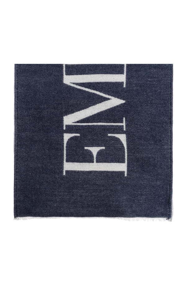 Scarf with logo od Emporio Armani