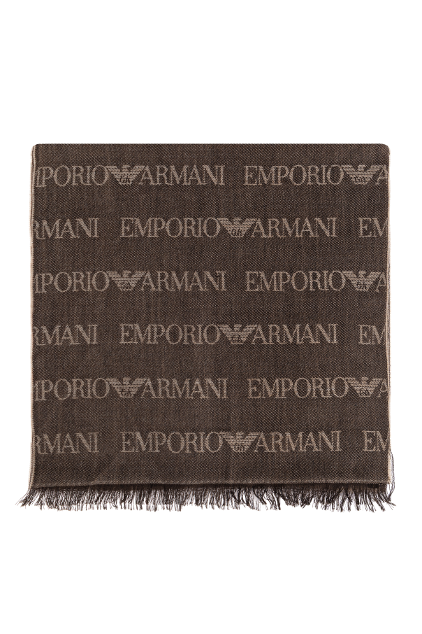 Scarf with monogram od Emporio Armani