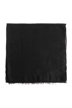 Scarf with raw edges