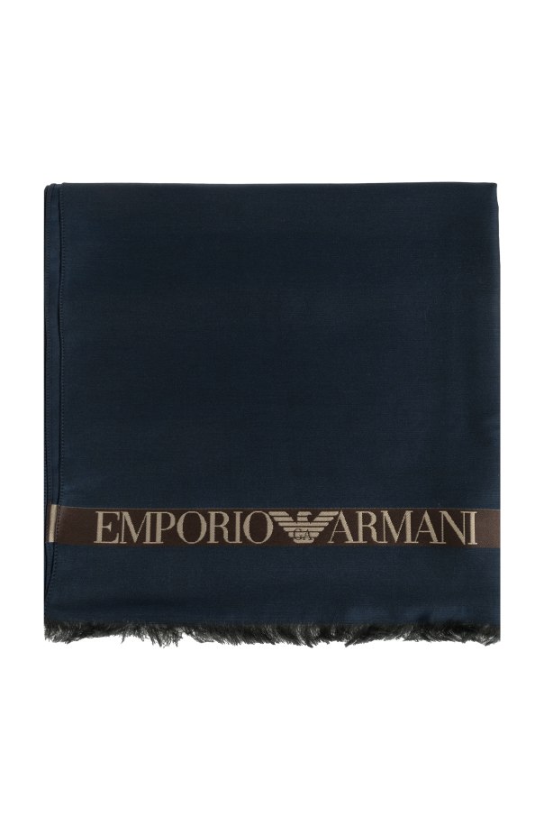 Scarf with logo od Emporio Armani
