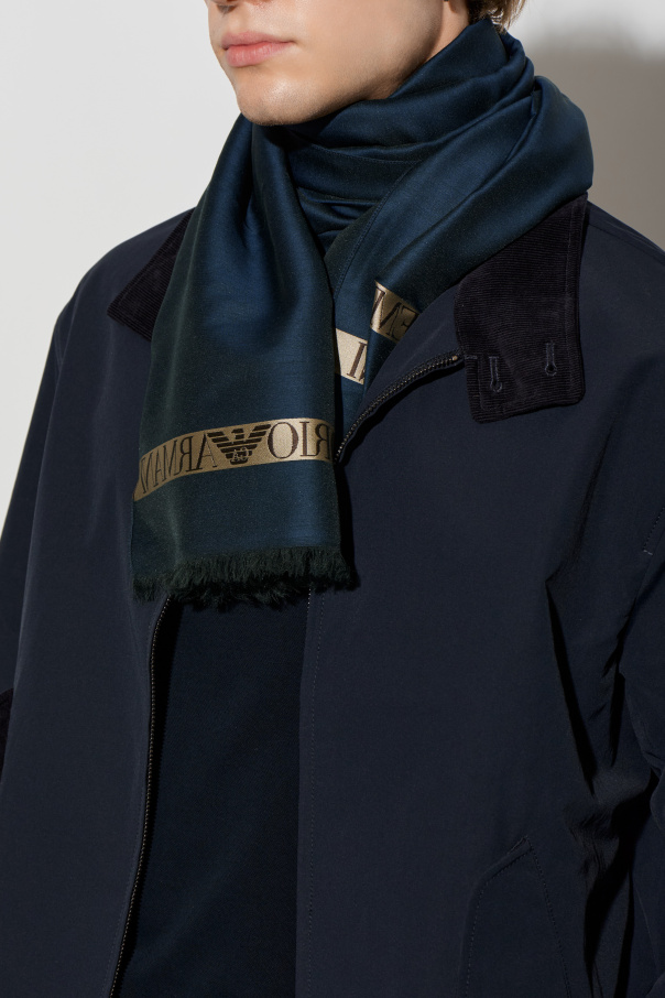 Emporio Armani Szal z logo