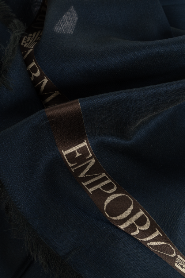 Emporio Armani Szal z logo