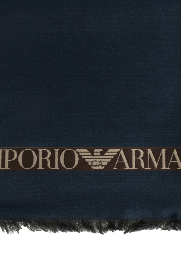 Emporio Armani Szal z logo
