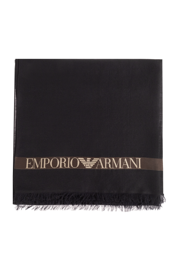 Scarf with logo od Emporio Armani