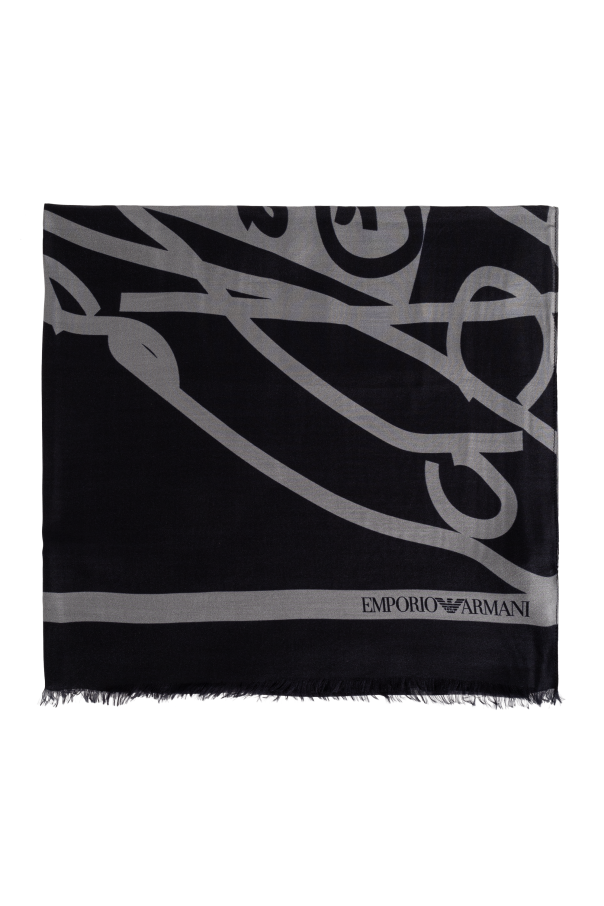 Scarf with logo od Emporio Armani