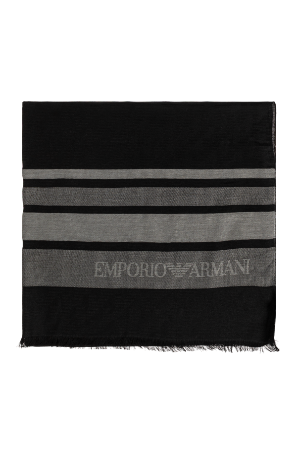 Scarf with logo od Emporio Armani