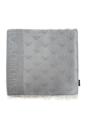 Scarf with monogram od Emporio Armani