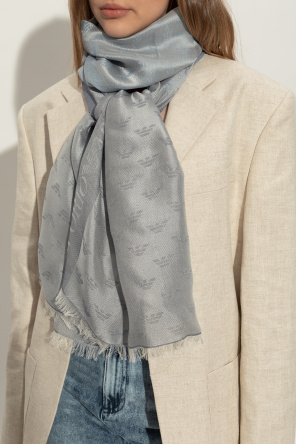 Scarf with monogram od Emporio Armani