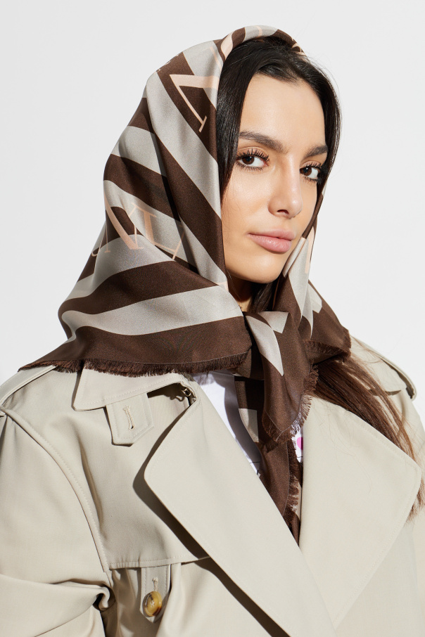 Emporio Armani Jedwabna chusta