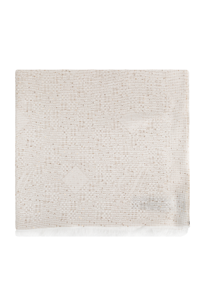 Scarf with lurex thread and shimmering sequins