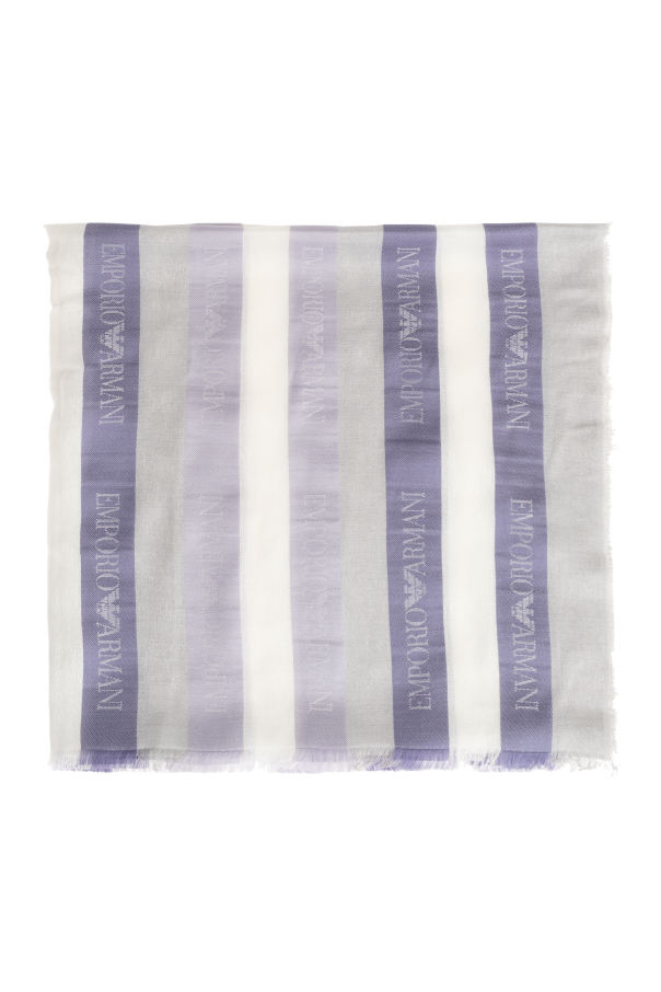 Emporio Armani Scarf with striped pattern