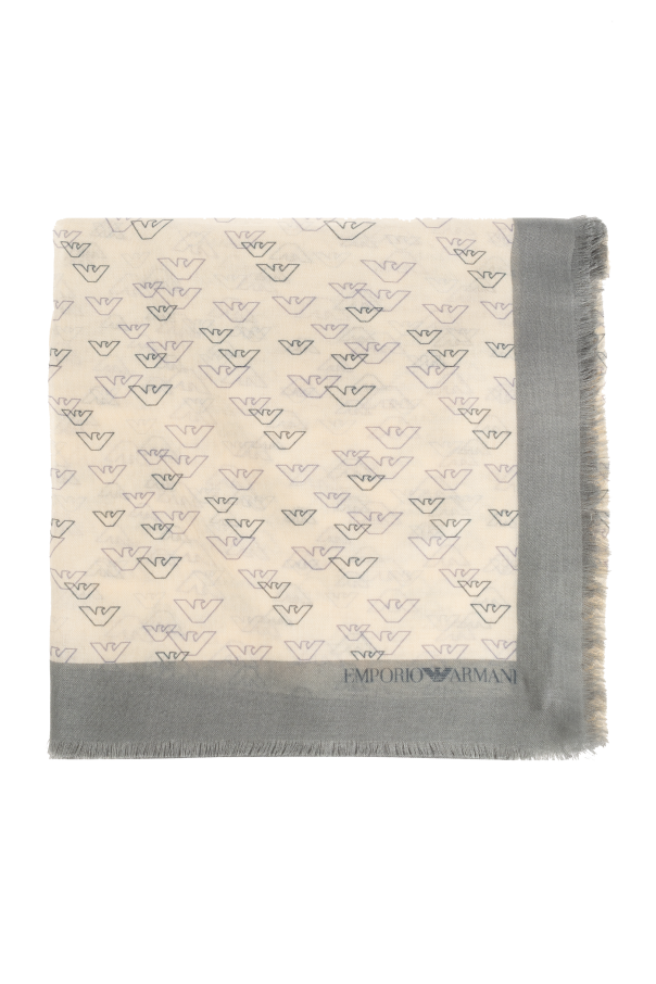 Scarf with monogram od Emporio Armani