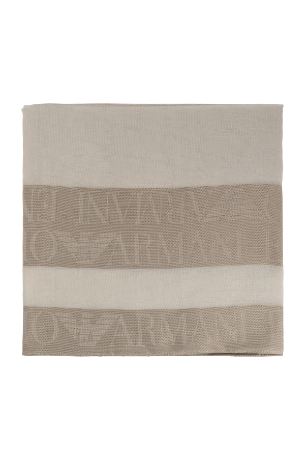 Scarf with logo od Emporio Armani