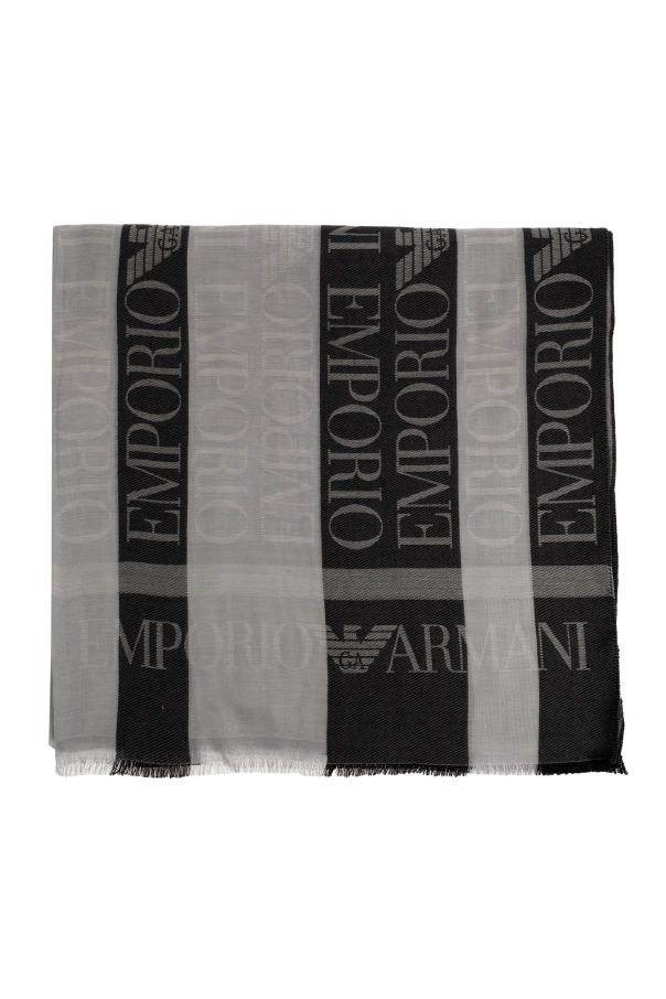 Scarf with logo od Emporio Armani
