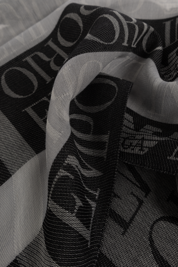 Emporio Armani Szal z logo