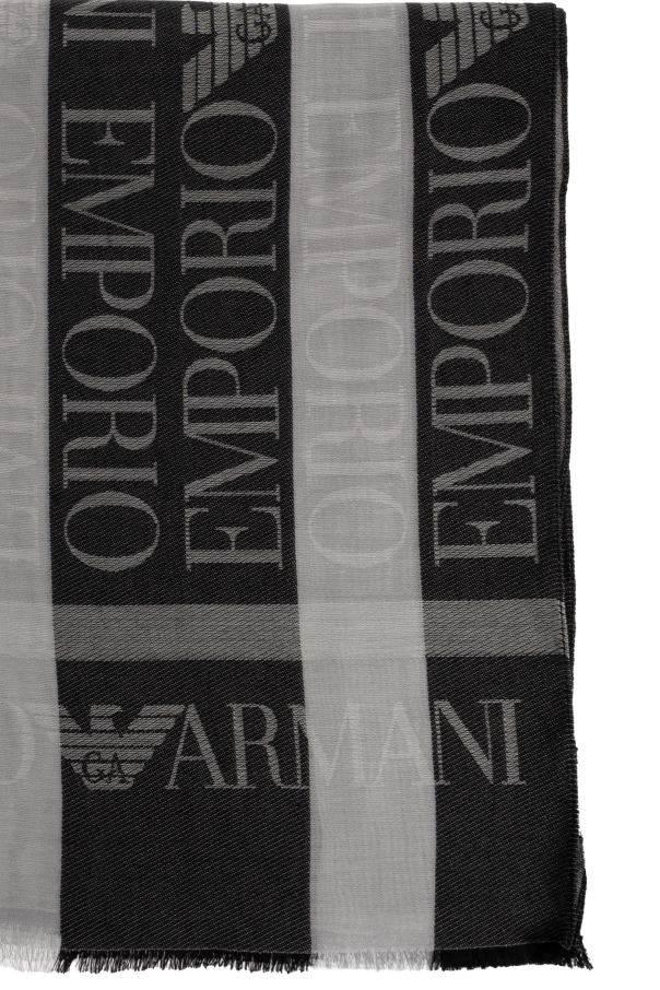 Emporio Armani Szal z logo