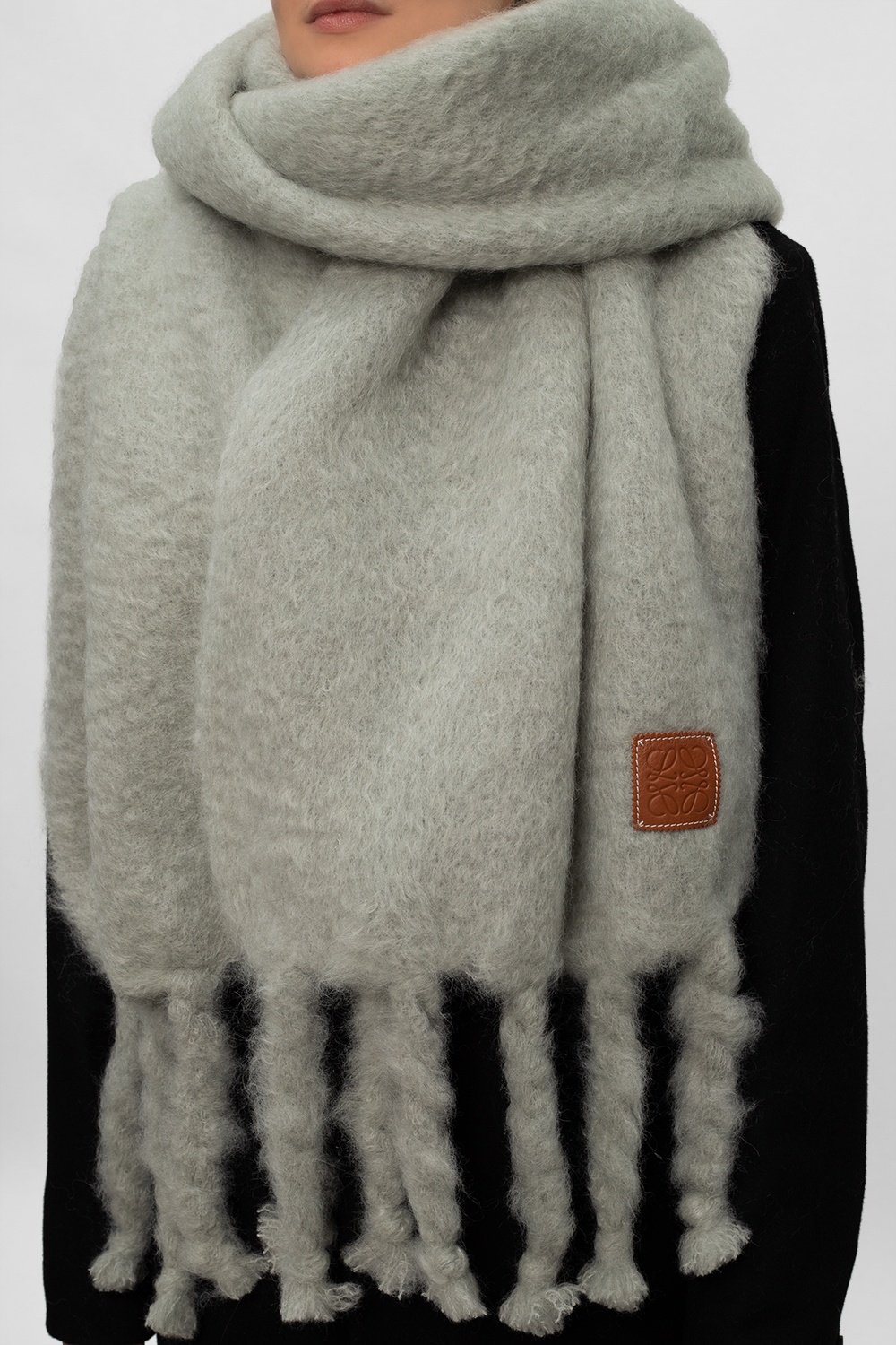 loewe scarf mohair