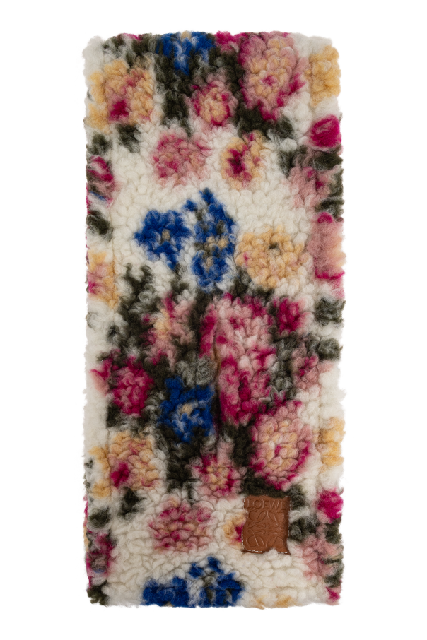 Loewe Scarf with floral motif