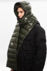 Moncler Hooded down scarf