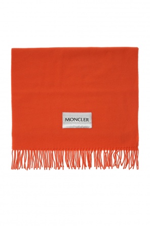 Logo-patched scarf od Moncler