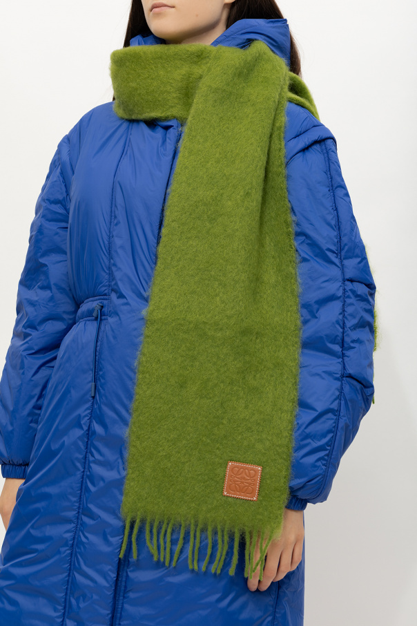 Loewe LOEWE Anagram single-breasted coat Green