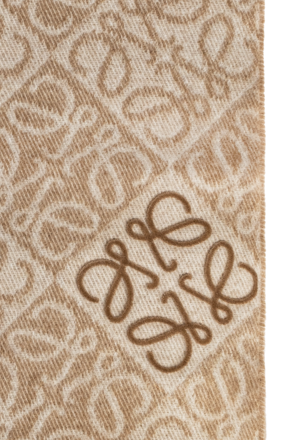 Loewe Wool scarf with monogram