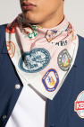 Kenzo PINK Printed cotton scarf
