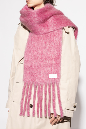 Kenzo Mohair scarf with logo