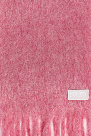 Kenzo Mohair scarf with logo