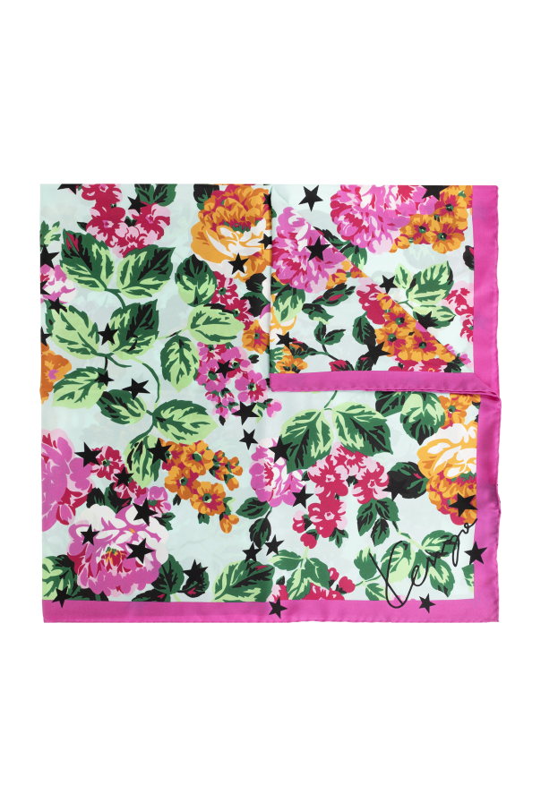 Silk scarf with floral motif od Kenzo