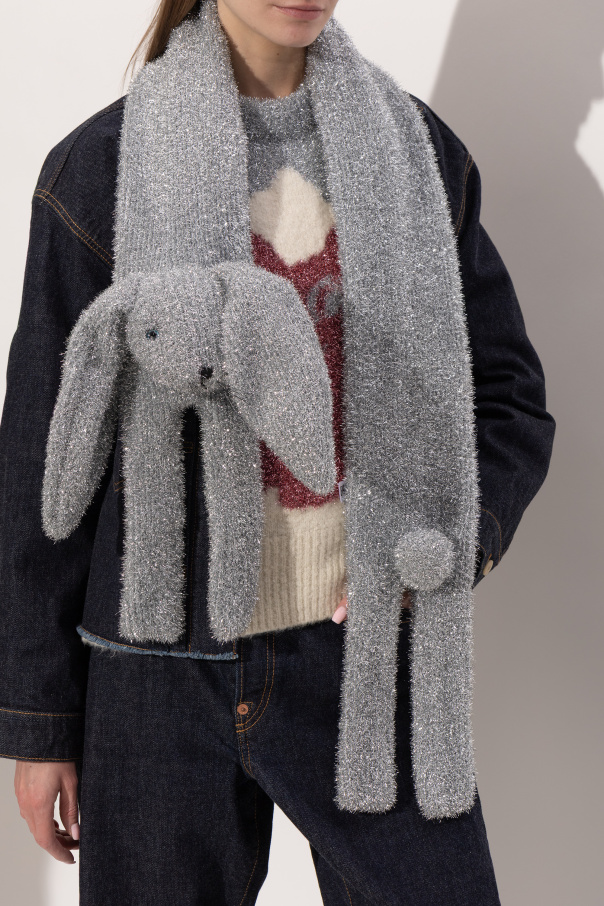 Kenzo Scarf with rabbit motif