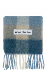 Acne Studios BLUE Scarf with logo