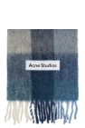 Acne Studios BLUE Scarf with logo