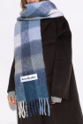 Acne Studios BLUE Scarf with logo