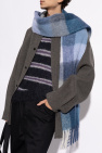 Acne Studios BLUE Scarf with logo