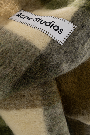 Acne Studios Bufanda de lana con flecos