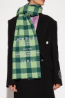 Acne Studios GREEN Checked scarf