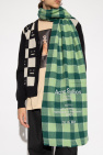 Acne Studios GREEN Checked scarf