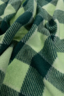 Acne Studios GREEN Checked scarf