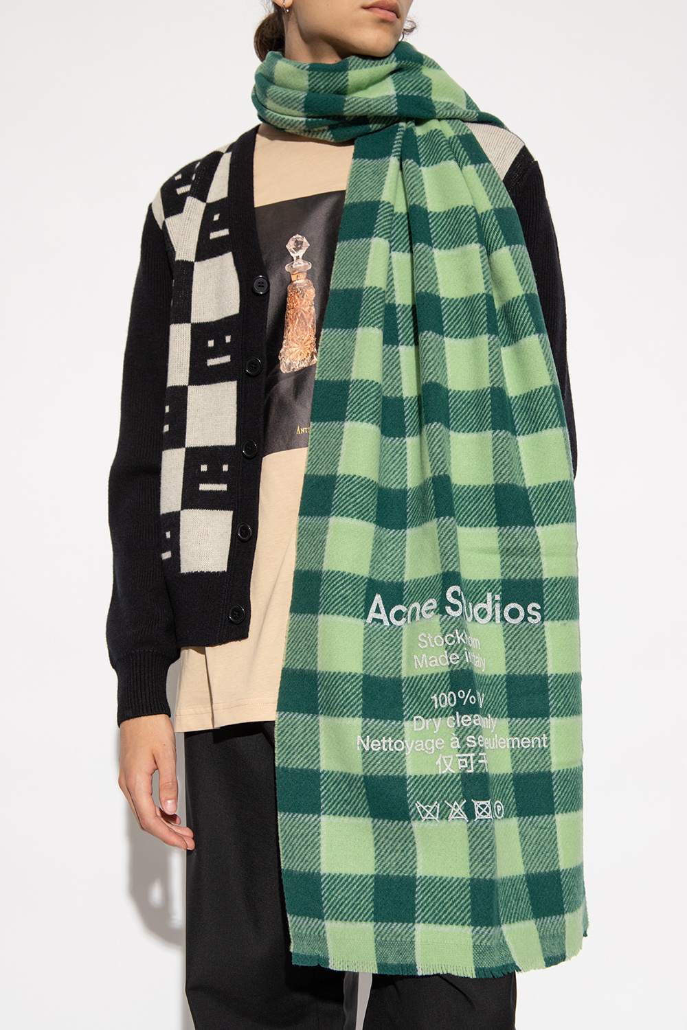 Acne Studios Checked scarf