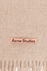 Acne Studios beige Wool scarf