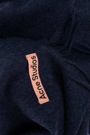 Acne Studios Bufanda de lana con flecos