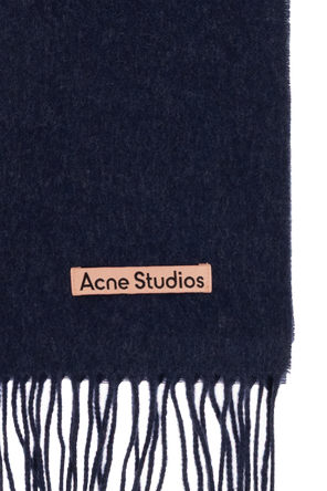 Acne Studios Bufanda de lana con flecos