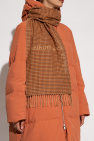 Acne Studios BROWN Reversible wool scarf