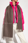 Acne Studios BROWN Reversible wool scarf