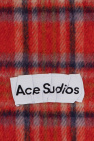 Acne Studios RED Checked scarf