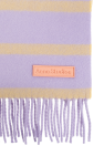 Acne Studios PURPLE Wool scarf