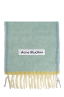 Acne Studios GREEN Scarf with logo