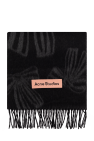 Acne Studios Wool scarf with logo
