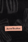 Acne Studios Wool scarf with logo